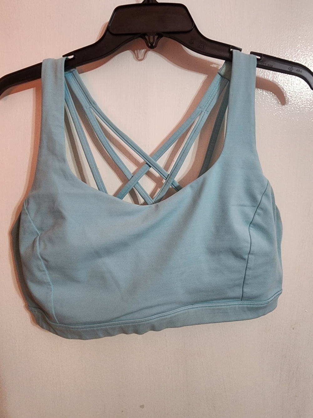 Lululemon Light Blue Strappy Sports Bralette - Women Intimates & Sleepwear